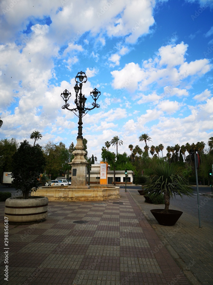 Fototapeta premium square in the park