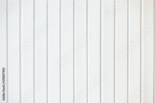 Background of white wooden boards