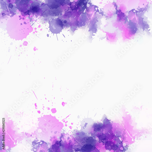Waterocolor splash background