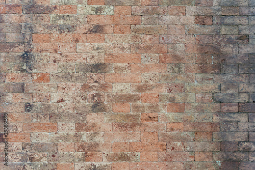 Rustic brick wall vintage antique texture pattern grunge medieval in Venice