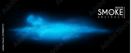 Fog, mist and smoke steam clouds. Transparent effect. Depth design.