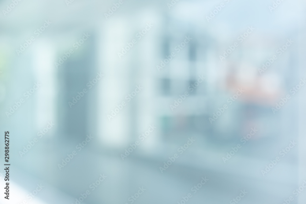Fototapeta premium Blurred of abstract glass wall building,window background.modern material for key visual