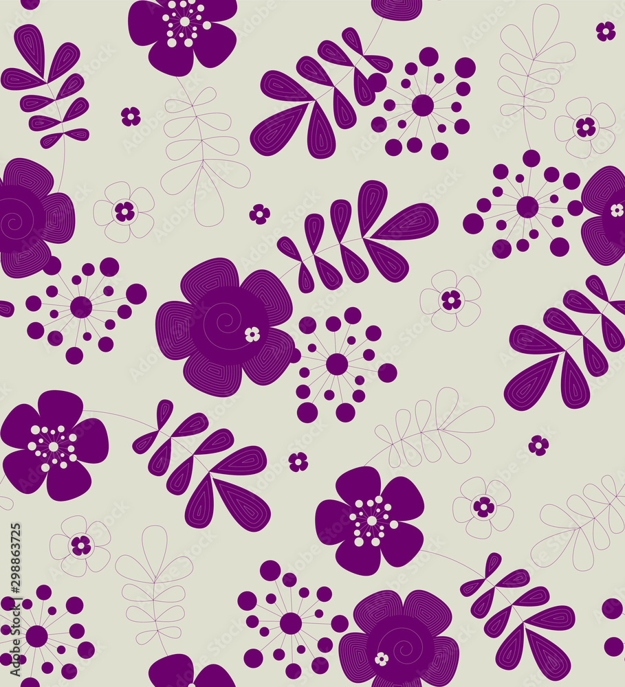 Cute pattern of small flowers. Cafe floral background Stylish template for fashion prints. decor and wallpaper.