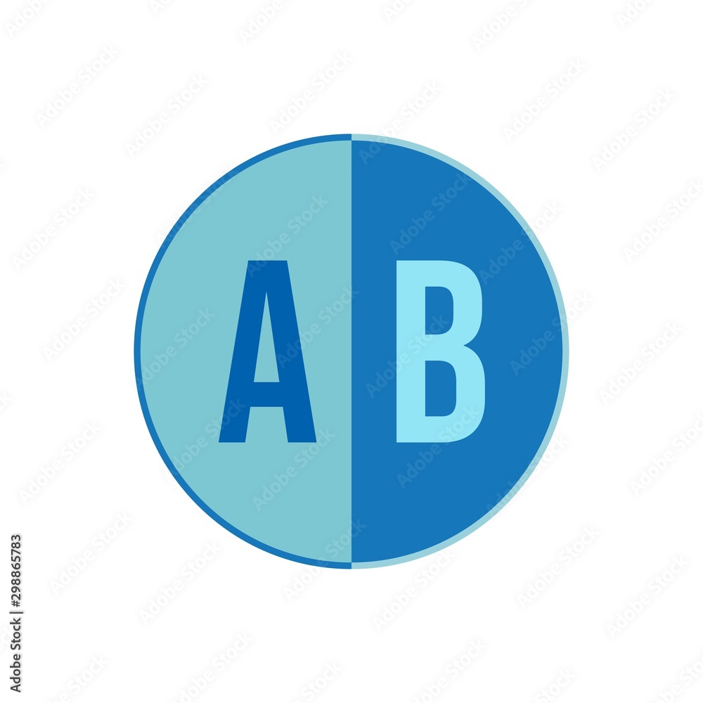 Initial Letter Logo AB Template Vector Design Initial Letter Logo AB Template Vector Design