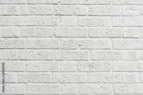 White brick wall texture, perfect as a background