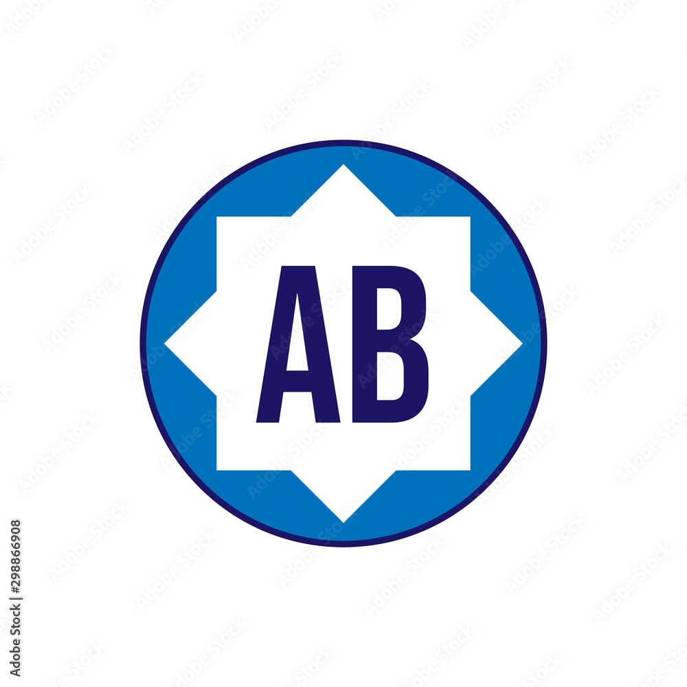 Initial Letter Logo AB Template Vector Design Initial Letter Logo AB Template Vector Design