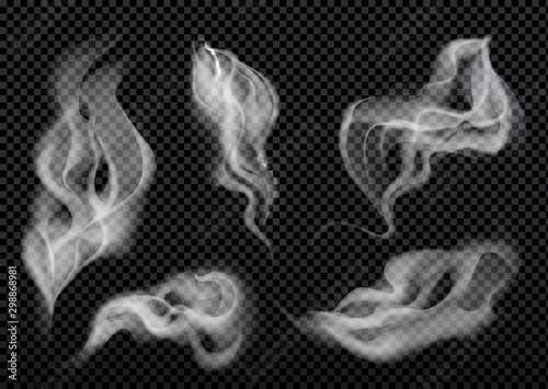 Smoke isolated on transparent