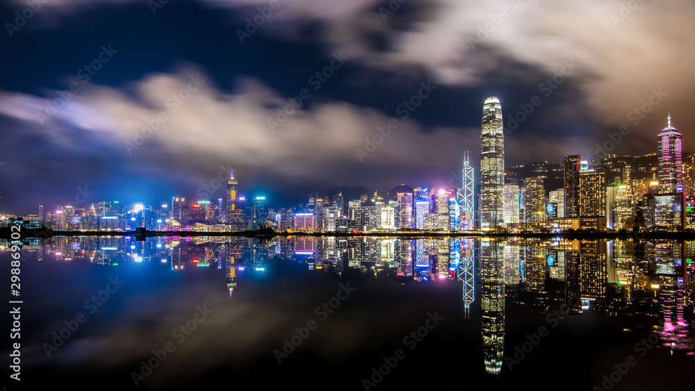 Fototapeta premium Victoria Harbor, Hong Kong