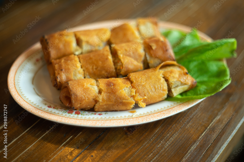 Deep fried spring roll Deep fried spring roll