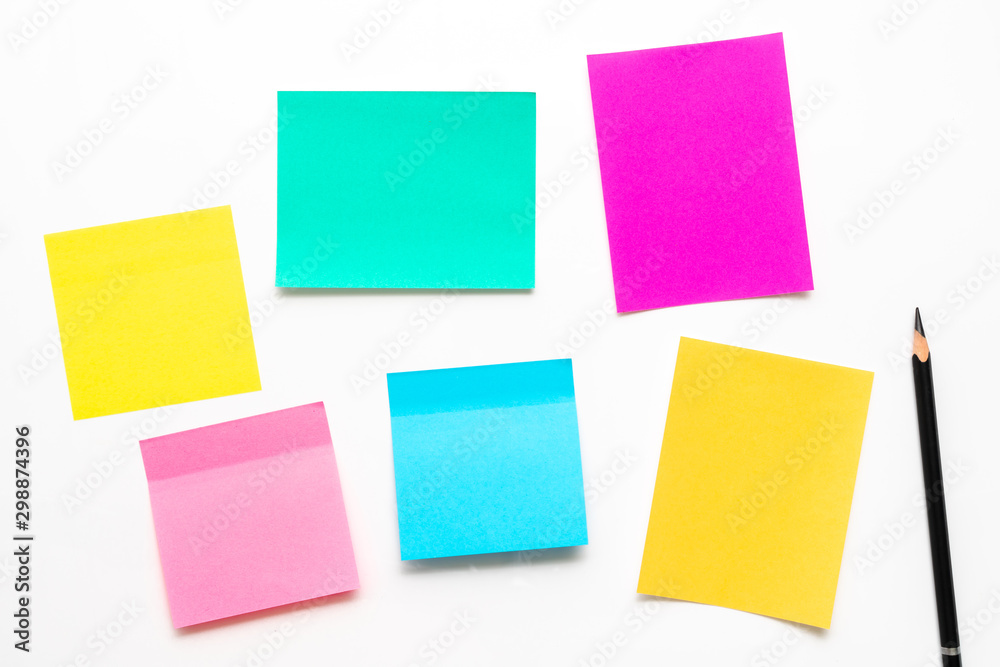 Empty paper sheet with colorful texture and on white background surface. Copy space for add text or art work designs. Empty paper sheet with colorful texture and on white background surface. Copy space for add text or art work designs.