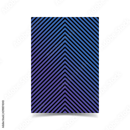 Creative Line for covers design template. Geometric halftone gradients.