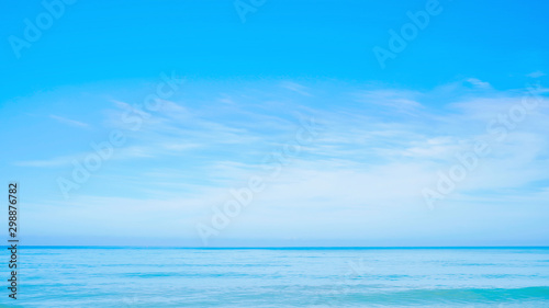 Background sky and sea  Bright and enjoy your eye with the sky refreshing in Phuket Thailand.