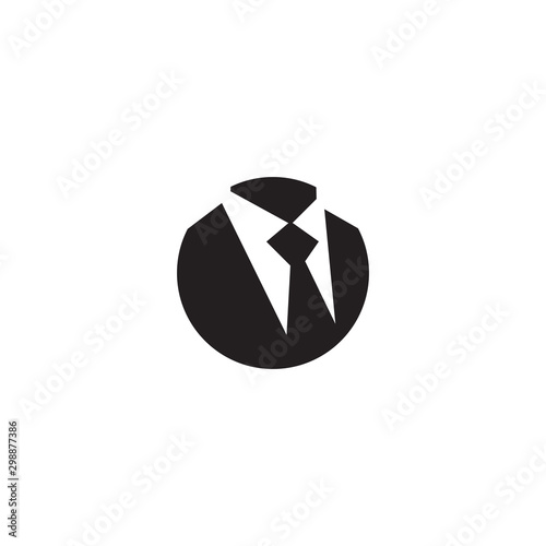 Tie logo icon design vector template