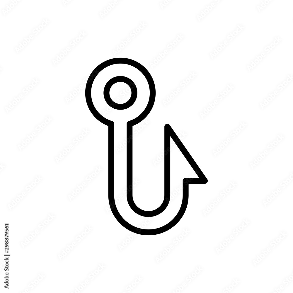 fishing hook icon fishing hook icon