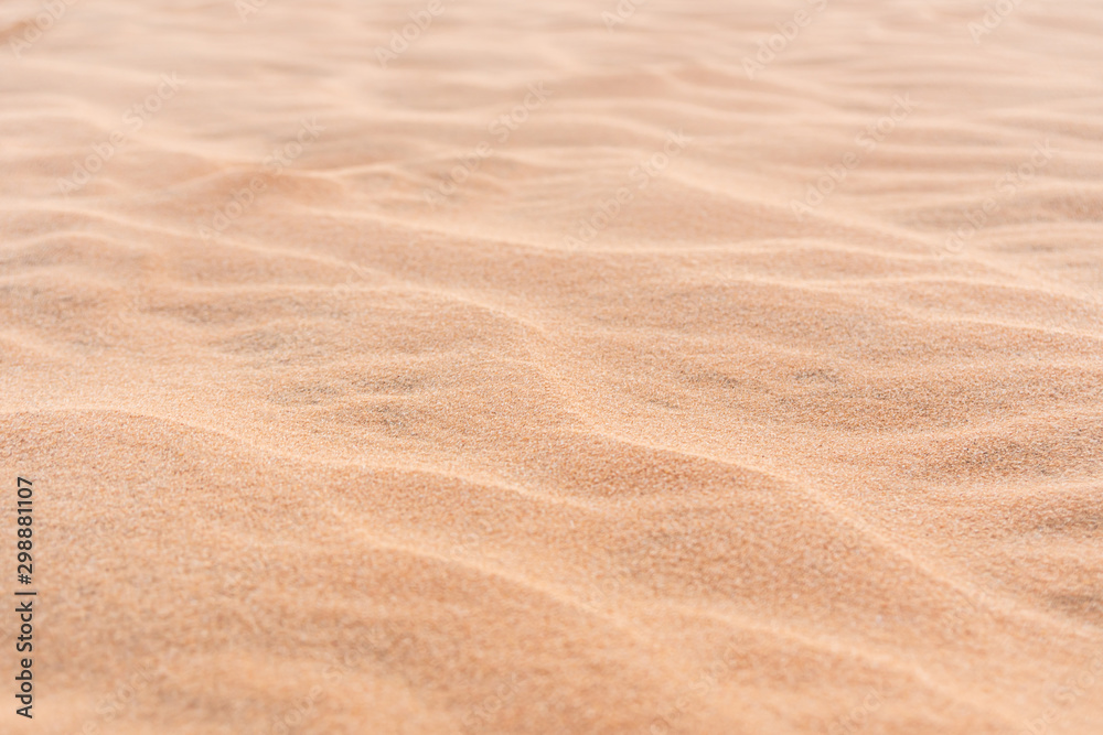 Fototapeta premium Wave of sand texture. Mui Ne,Vietnam, copy space
