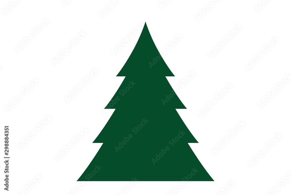 Christmas tree icon. Christmas and New Year design element. isolated vector image fir tree Christmas tree icon. Christmas and New Year design element. isolated vector image fir tree
