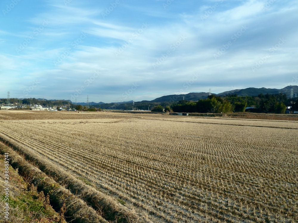 茨城県大子町の田舎風景