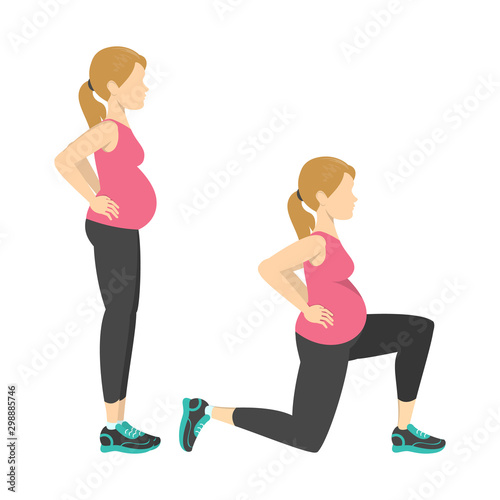 Exercise for pregnant woman. Sport during pregnancy