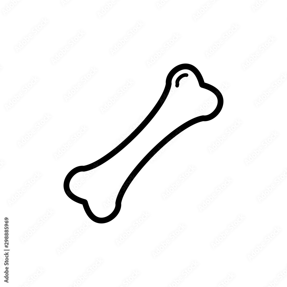 Obraz premium Bone icon trendy