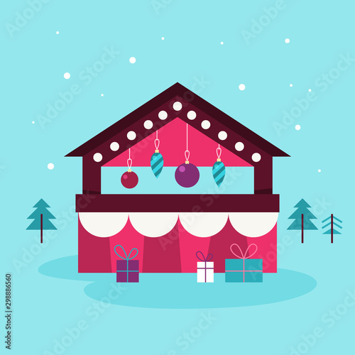 Christmas candy market