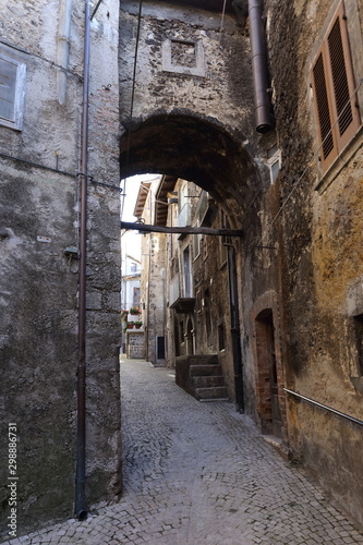 Scanno  Italy - 12 October 2019  The Abruzzese town of Scanno