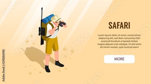 Safari Horizontal Banner