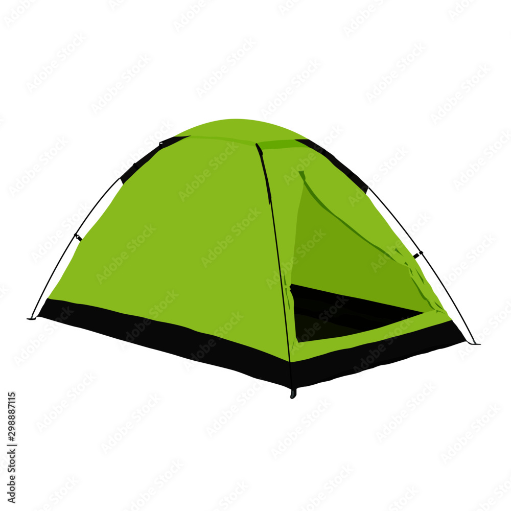 tent green realistic vector illustration isolated tent green realistic vector illustration isolated