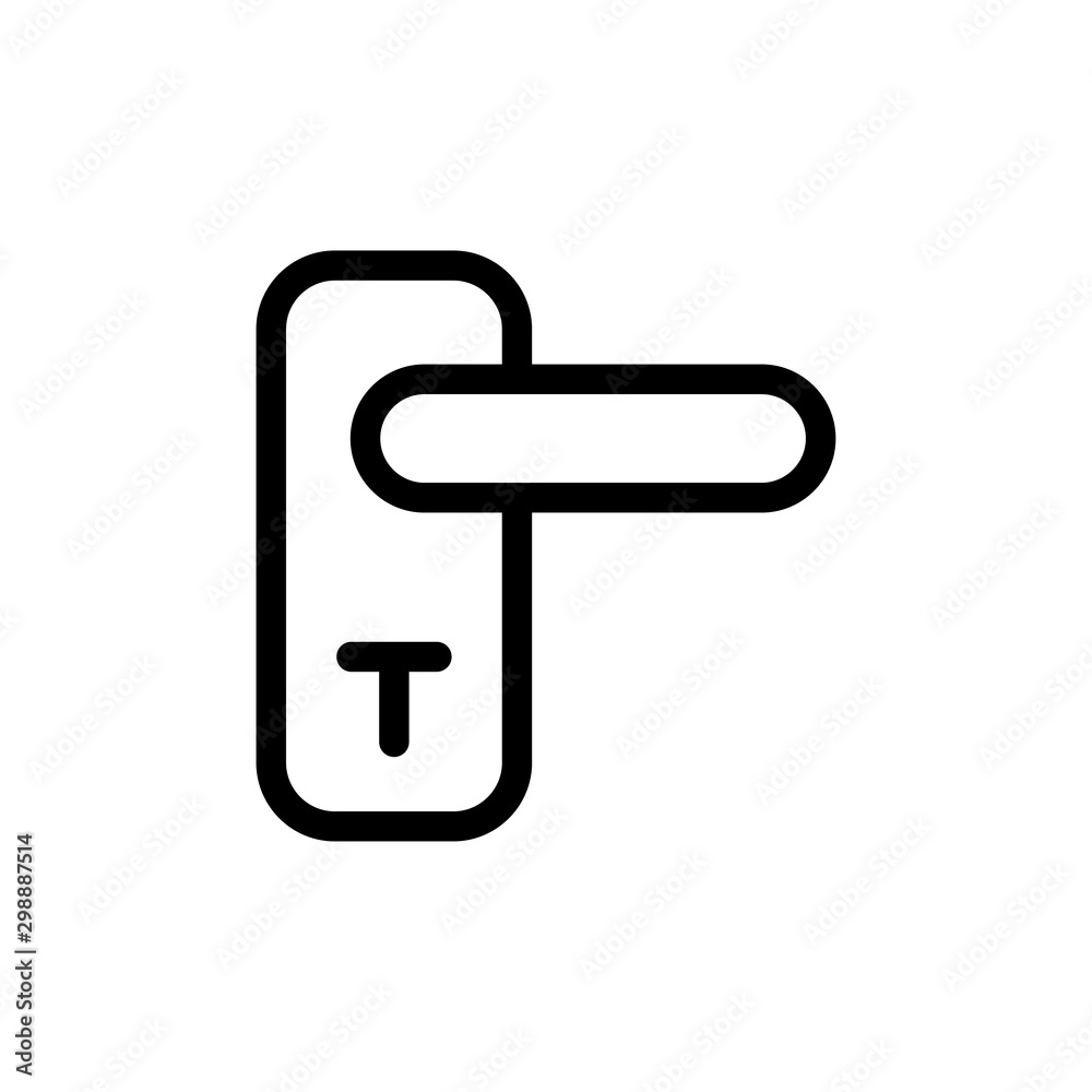 Doorknob icon trendy Doorknob icon trendy