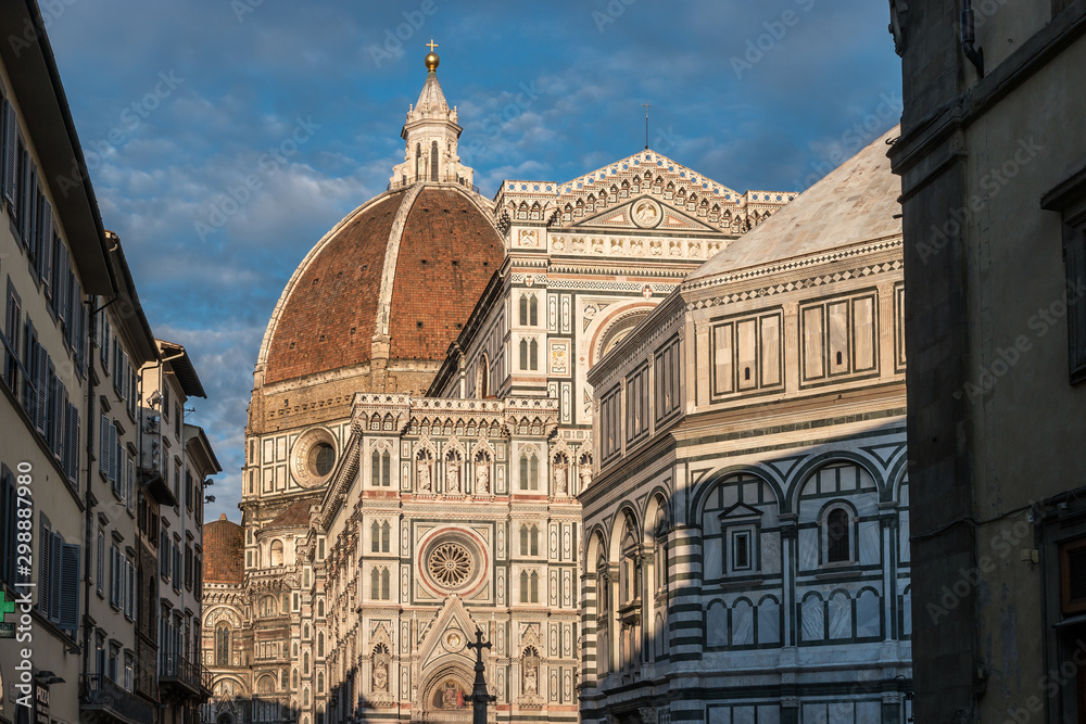 Florence Cathedral of Saint Mary of Flower, Florence Duomo and Giotto s Campanile of Florence