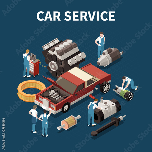 Car Service Concept