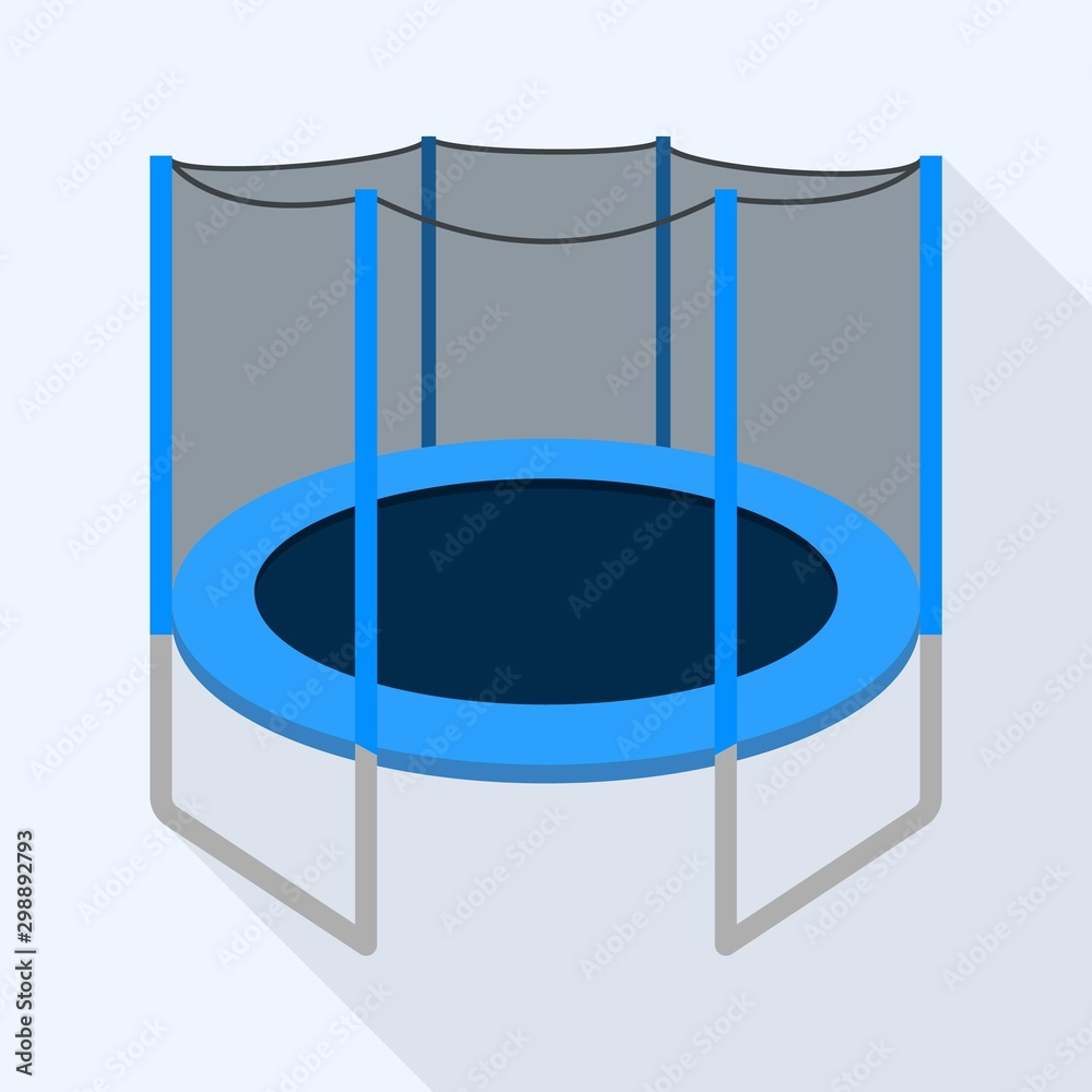 Vecteur Stock Protected trampoline icon. Flat illustration of protected  trampoline vector icon for web design | Adobe Stock