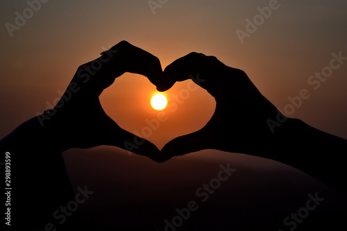 Love and sun  Love gives without expecting as the sun gives light