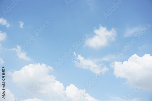 Blue sky with White Cloud