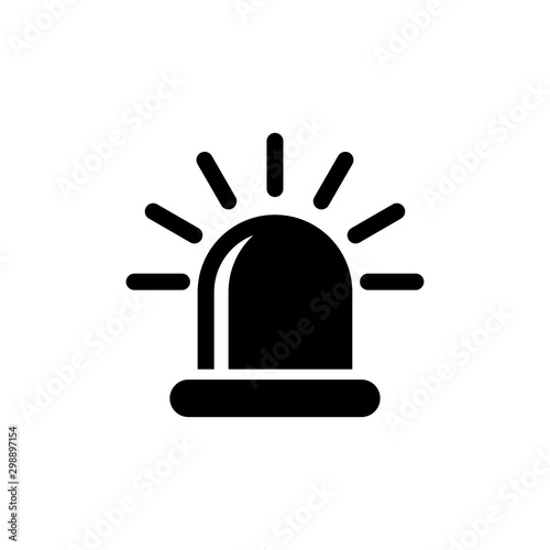 Siren medical alarm icon