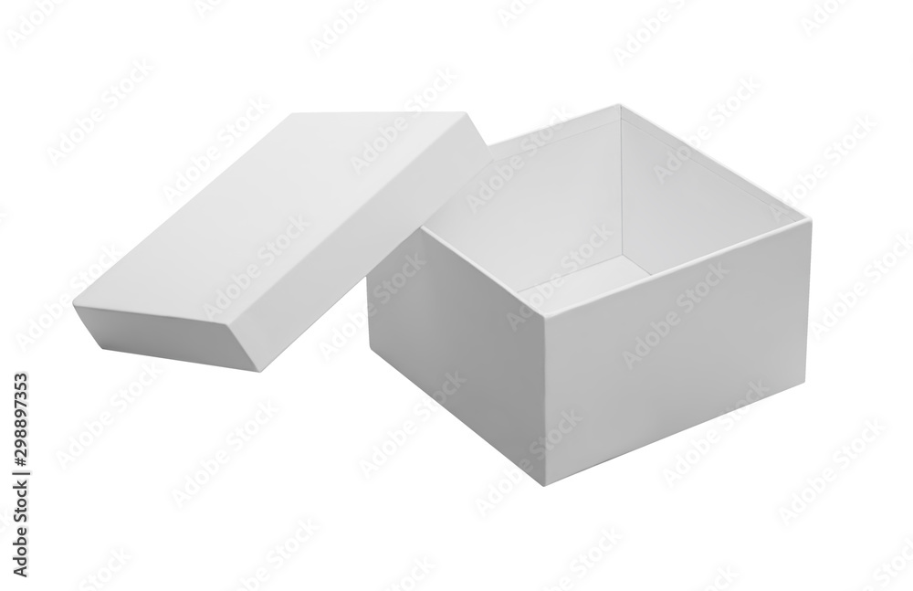 white box isolated on white background clipping path white box isolated on white background clipping path