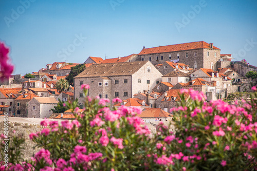 Fototapeta Naklejka Na Ścianę i Meble -  Dubrovnik, Croatia - July, 2019: Old town and harbor of Dubrovnik Croatia