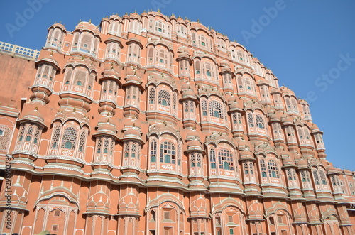 Facade of a palace in Jaipur, India
