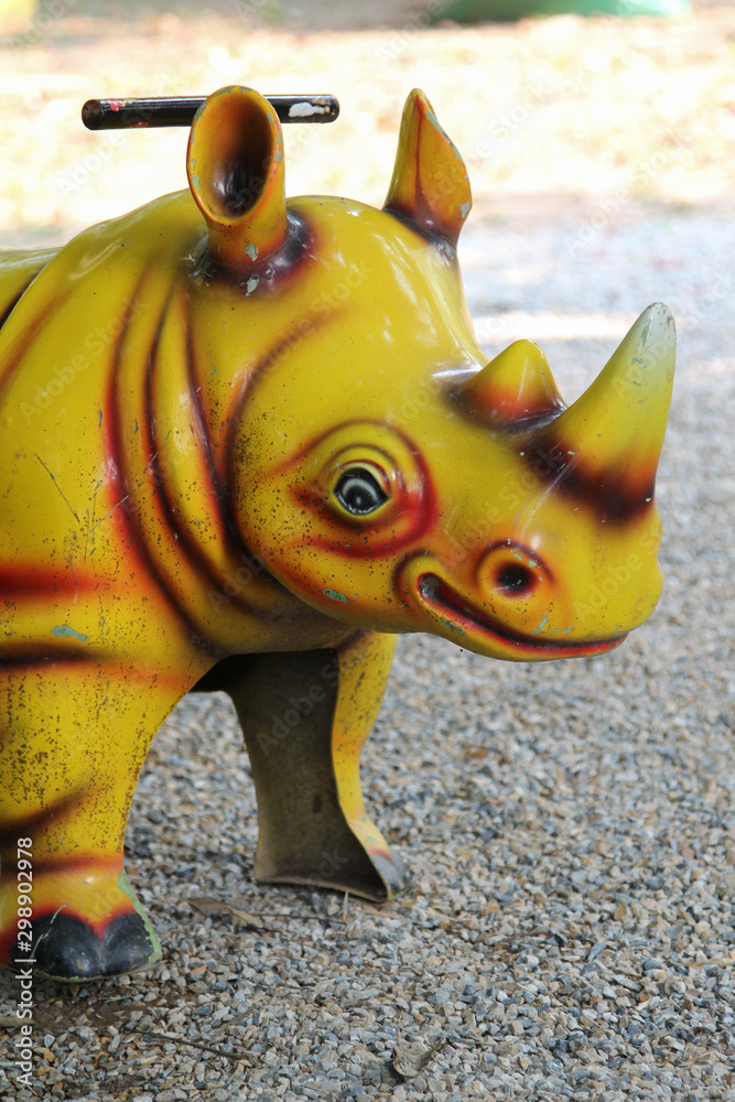 Rhino rocking horse sale