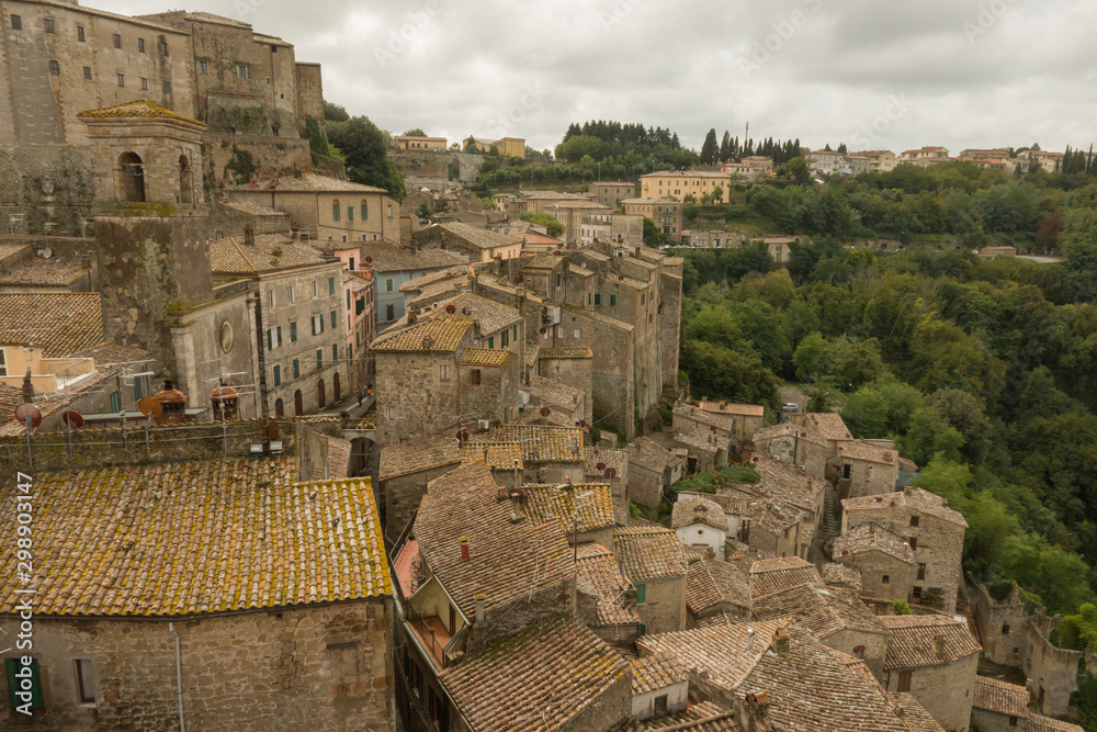 Pitigliano medieval town in Tuscany, Italy