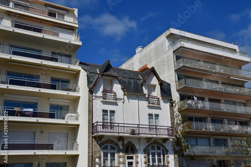 La Baule Escoublac, France - april 13 2017 : picturesque city in spring photo