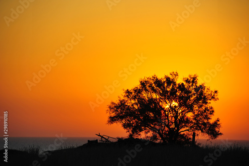 lever de soleil a Santorin