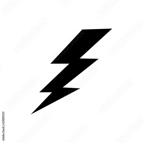 Thunderbolt signage icon