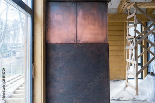 copper cabinet photo