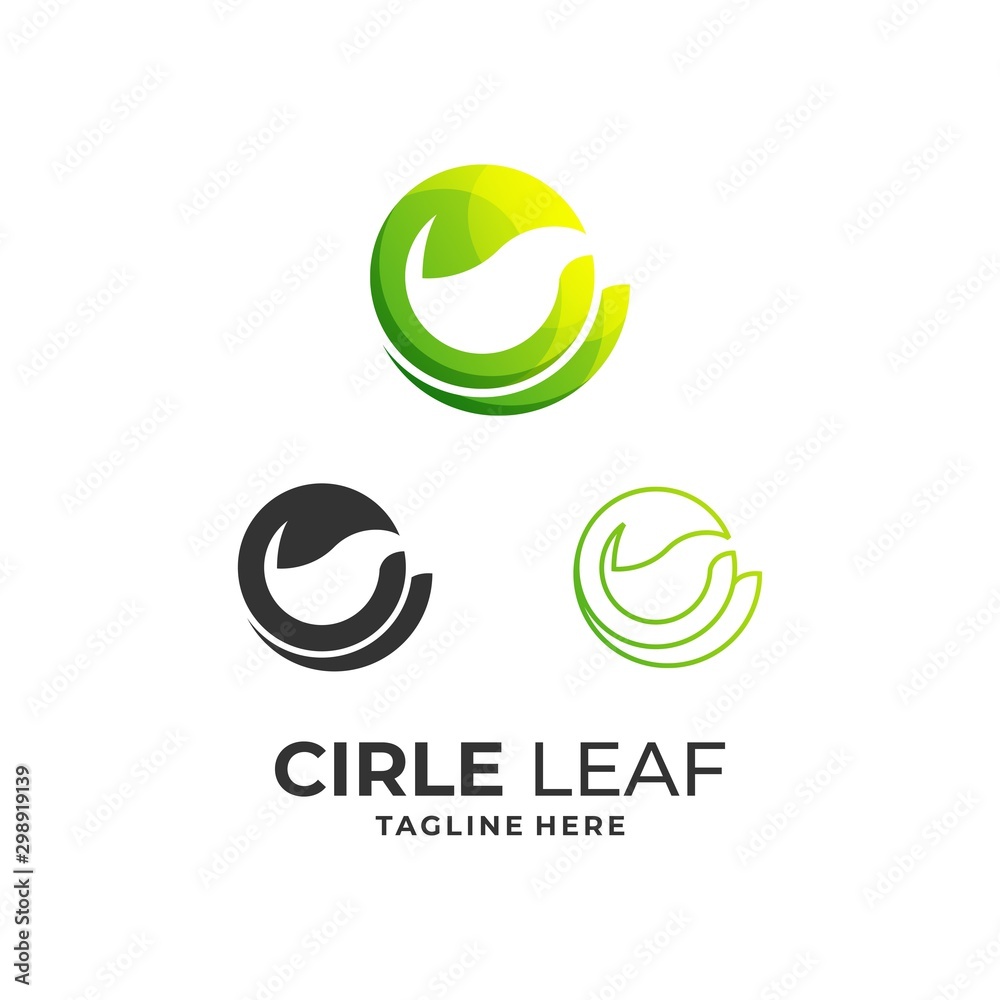 Abstract Leaf Overlap Illustration Vector Design Template. Abstract Leaf Overlap Illustration Vector Design Template.