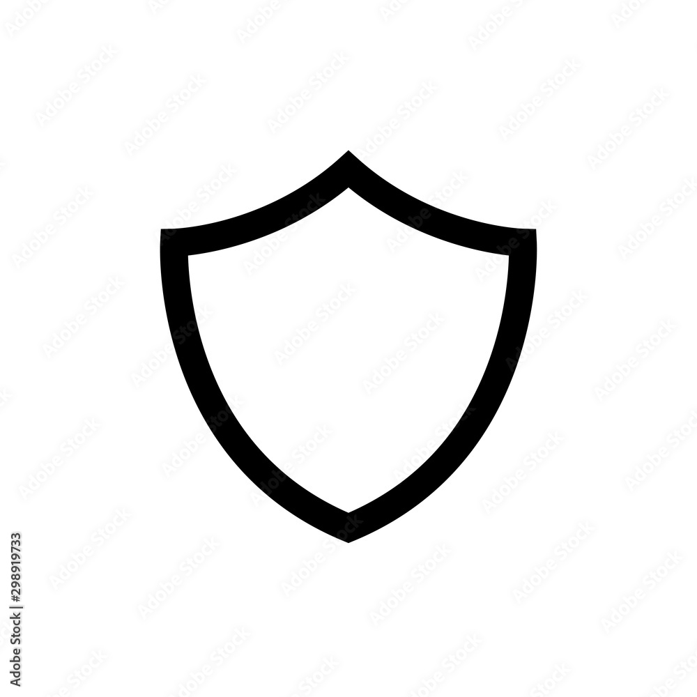 Shield icon trendy Shield icon trendy