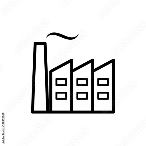 Factory building icon
