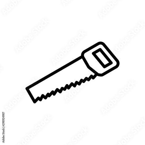 Hand saw icon
