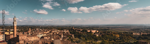 Traumhaftes Panorama von Siena