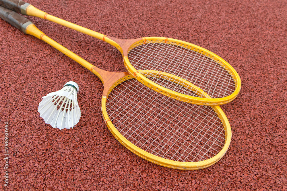 Badminton wooden rackets