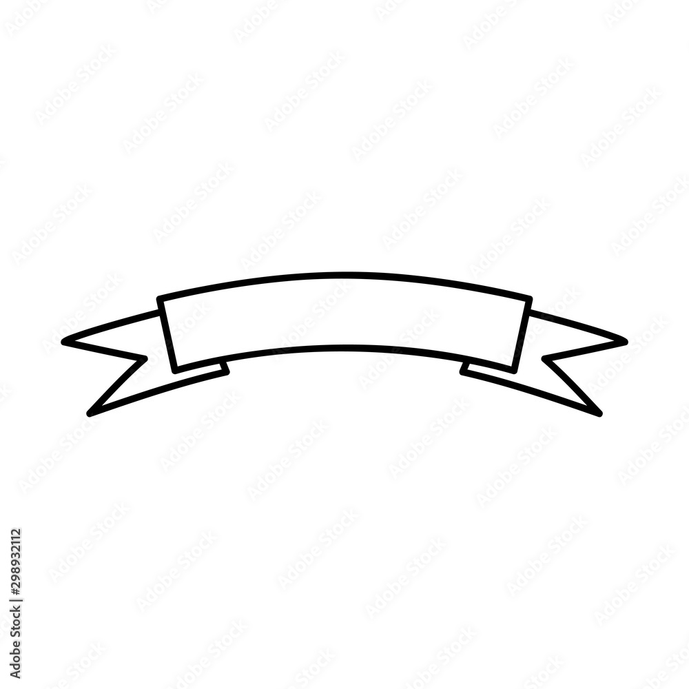 silhouette label with ribbon icon design vector illustration silhouette label with ribbon icon design vector illustration